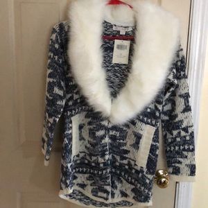 Boston proper Aztec print cardigan